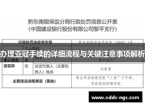 办理亚冠手续的详细流程与关键注意事项解析