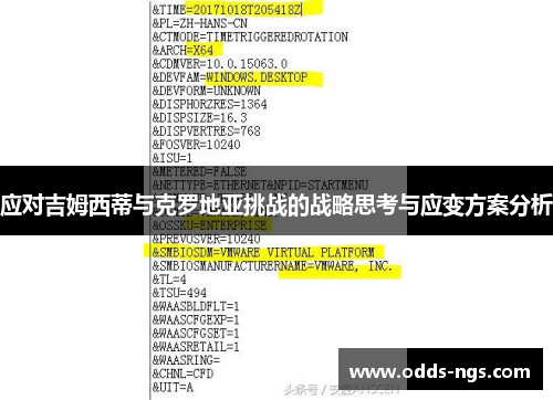 应对吉姆西蒂与克罗地亚挑战的战略思考与应变方案分析